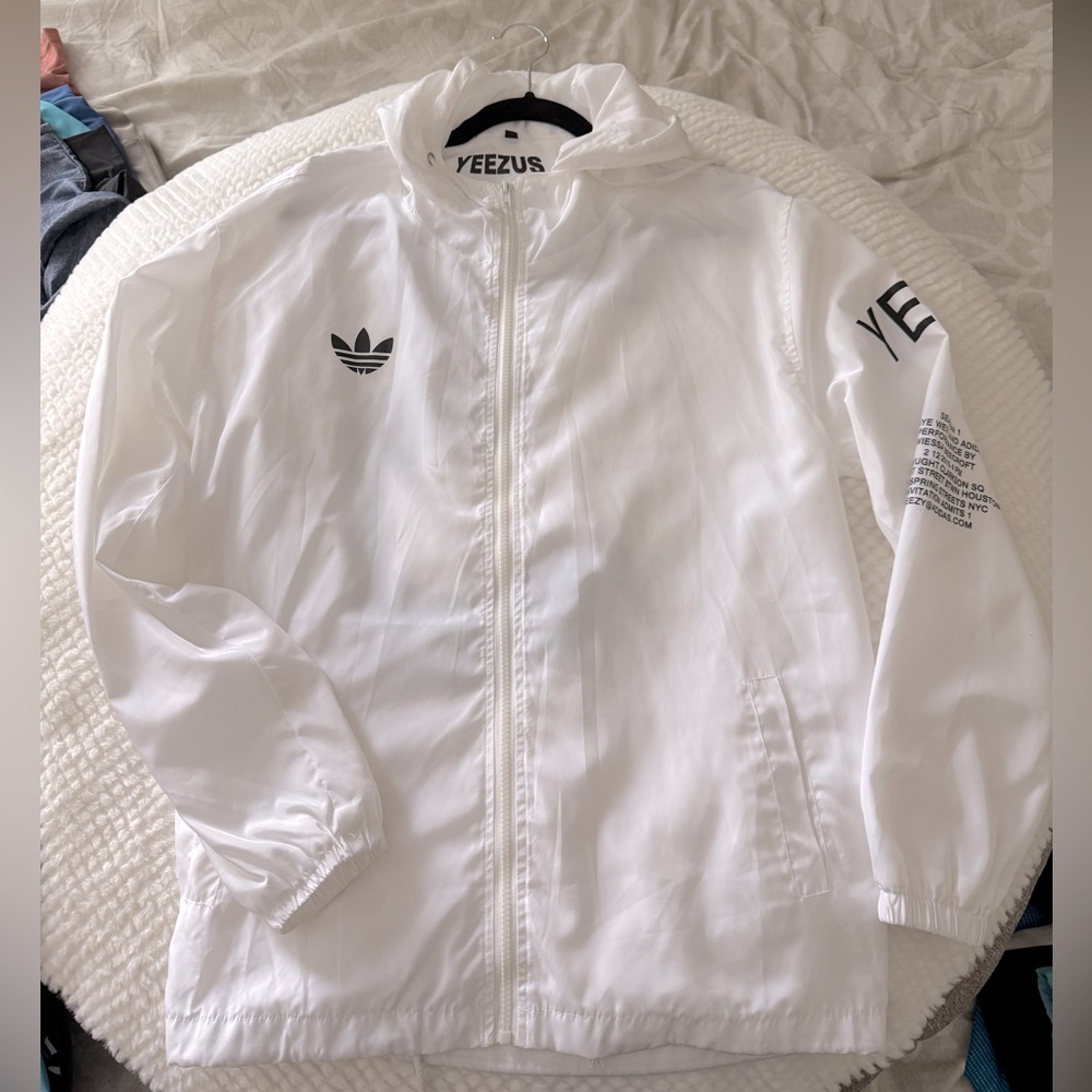 YEEZUS Adidas Tour Kanye West YEEZY Season 1 Hooded Jacket 2015 Size Large White